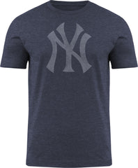 New York Yankees MLB Distressed Logo Navy T-Shirt
