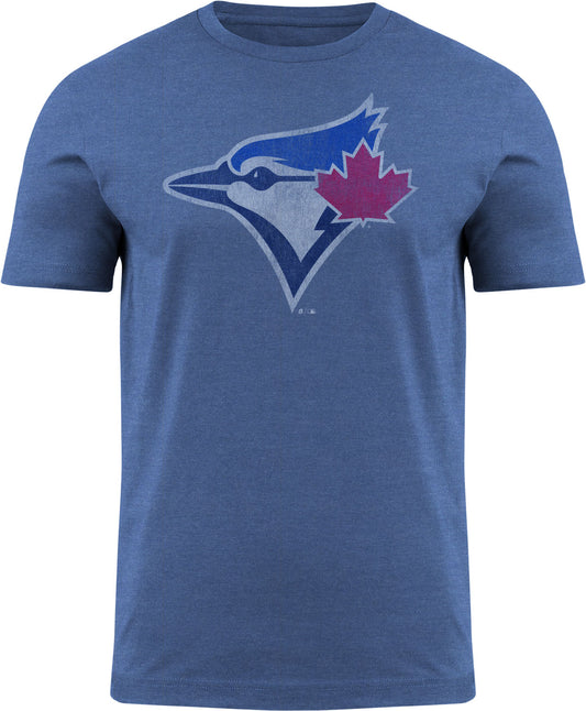 Toronto Blue Jays MLB Distressed Logo Light Blue T-Shirt