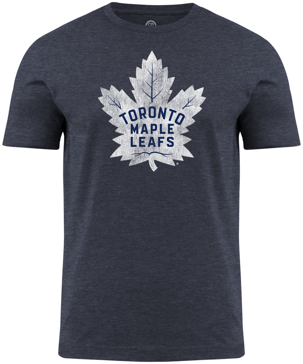 Toronto Maple Leafs NHL Distressed Logo Navy T-Shirt