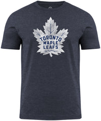 Toronto Maple Leafs NHL Distressed Logo Charcoal T-Shirt