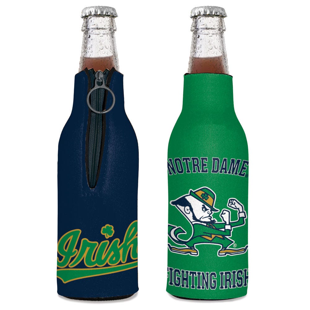 Notre Dame Fighting Irish Bottle Cooler Irish Design - Special Order