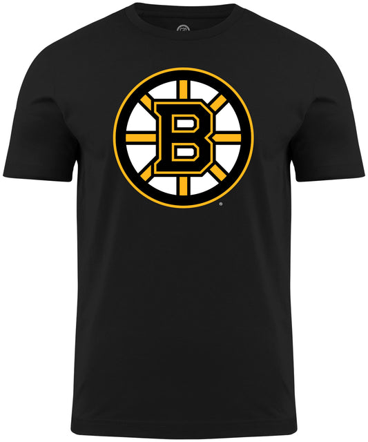 Boston Bruins NHL Primary Logo Black T-Shirt