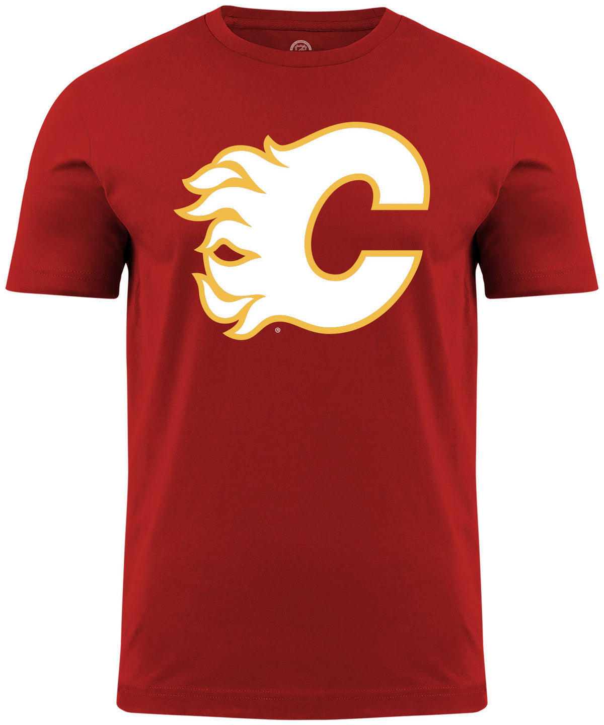 Calgary Flames NHL Primary Logo Red T-Shirt