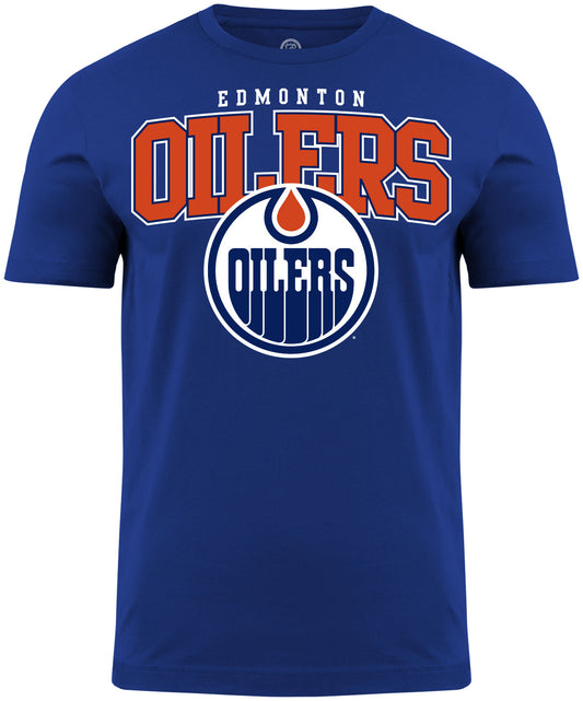 Edmonton Oilers NHL Back 2 Basics Royal Blue T-Shirt
