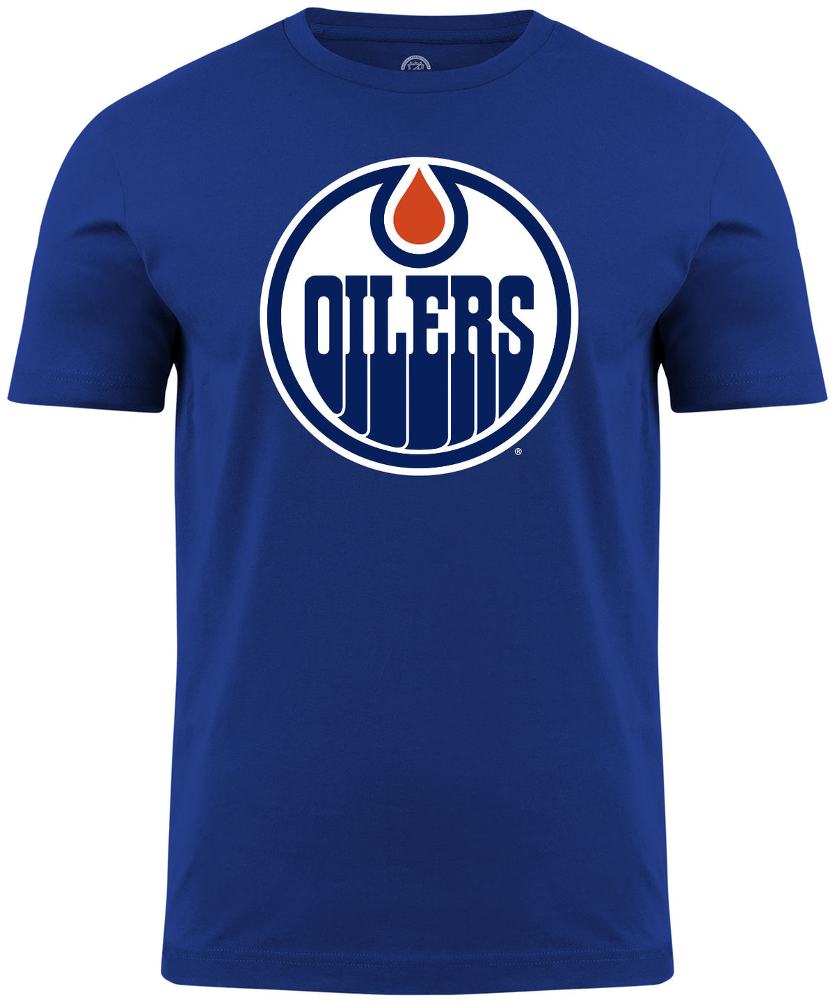 Edmonton Oilers NHL Primary Logo Royal Blue T-Shirt