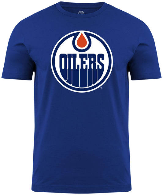 Edmonton Oilers NHL Primary Logo Royal Blue T-Shirt
