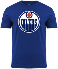 Edmonton Oilers NHL Primary Logo Royal Blue T-Shirt