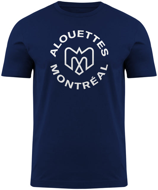 Montreal Alouettes CFL Bulletin Navy Basic T-Shirt