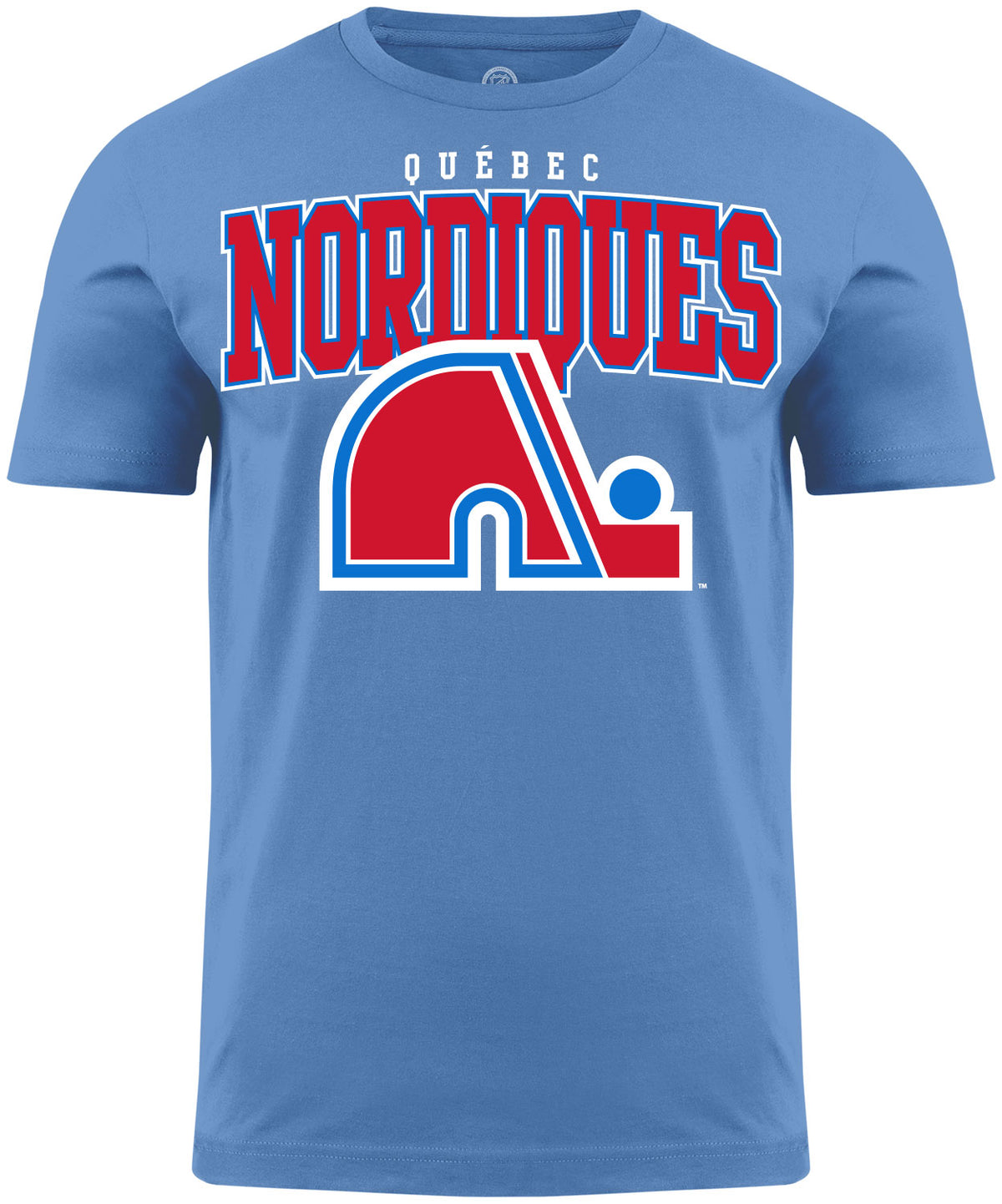 Quebec Nordiques NHL Back 2 Basics Light Blue T-Shirt