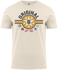 Original 6 NHL 5 Points Natural T-Shirt