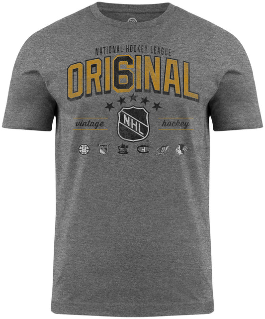 Original 6 NHL Graphite T-Shirt