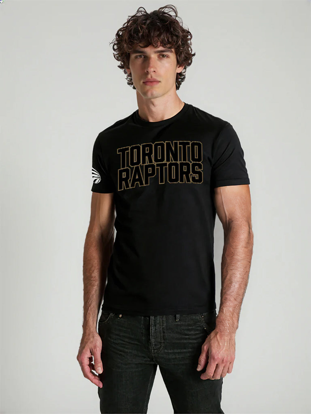 Toronto Raptors NBA Black Gold T-Shirt