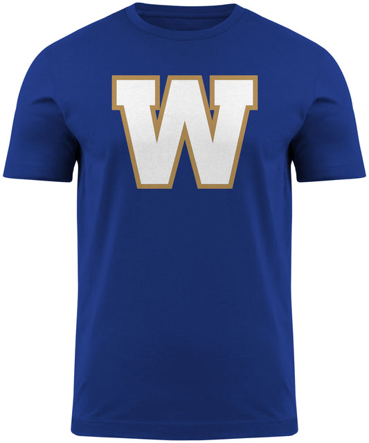 Winnipeg Blue Bombers CFL Bulletin Royal Blue Basic T-Shirt