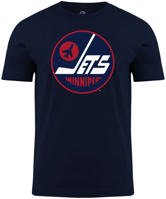 Winnipeg Jets NHL Primary Logo Navy T-Shirt