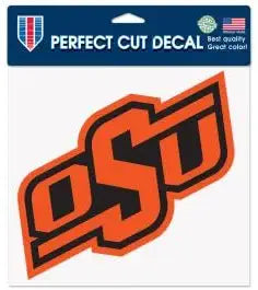 Oklahoma State Cowboys Decal 8x8 Perfect Cut Color - Special Order