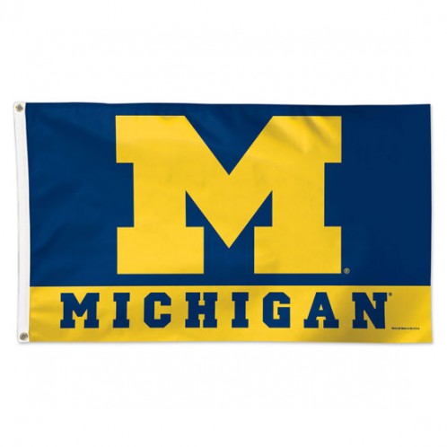 Michigan Wolverines Flag 3x5 Deluxe - Special Order
