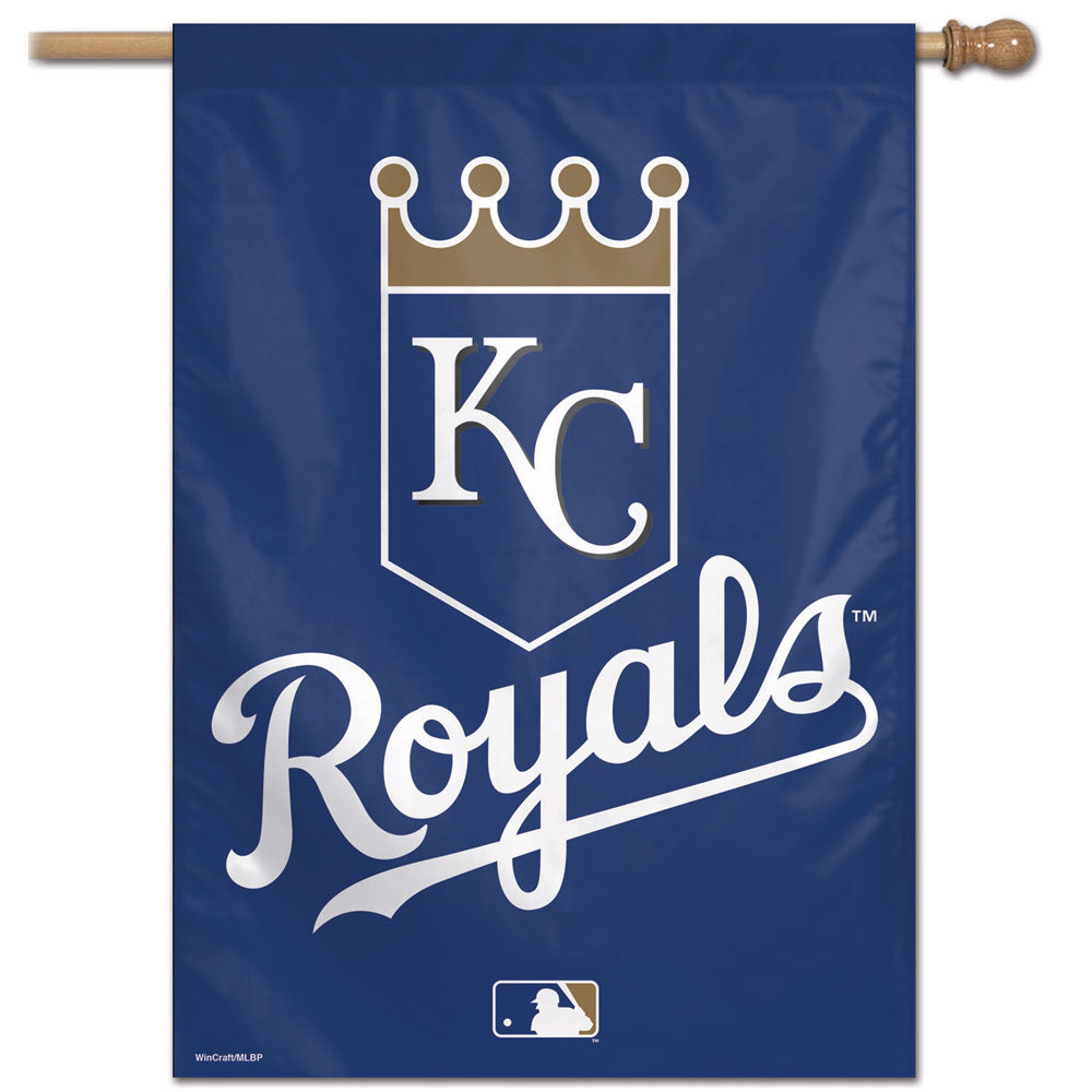 Kansas City Royals Banner 28x40 Vertical - Special Order