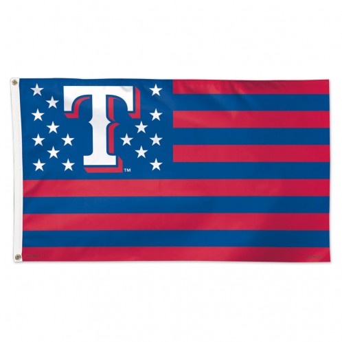 Texas Rangers Flag 3x5 Deluxe Style Stars and Stripes Design - Special Order