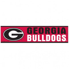 Georgia Bulldogs Decal 3x12 Bumper Strip Style - Special Order