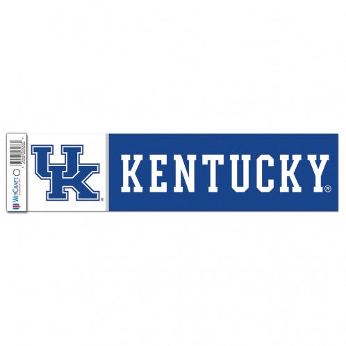 Kentucky Wildcats Decal 3x12 Bumper Strip Style - Special Order