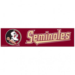 Florida State Seminoles Decal 3x12 Bumper Strip Style - Special Order