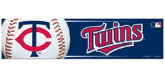 Minnesota Twins Decal 3x12 Bumper Strip Style - Special Order
