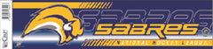 Buffalo Sabres Decal 3x12 Bumper Strip Style