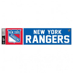 New York Rangers Decal 3x12 Bumper Strip Style