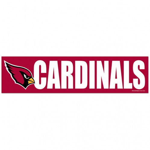 Arizona Cardinals Decal 3x12 Bumper Strip Style
