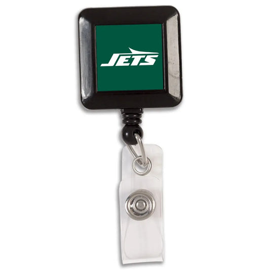 New York Jets Badge Holder Retractable Square