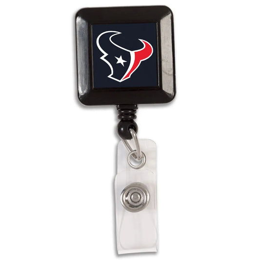 Houston Texans Badge Holder Retractable Square