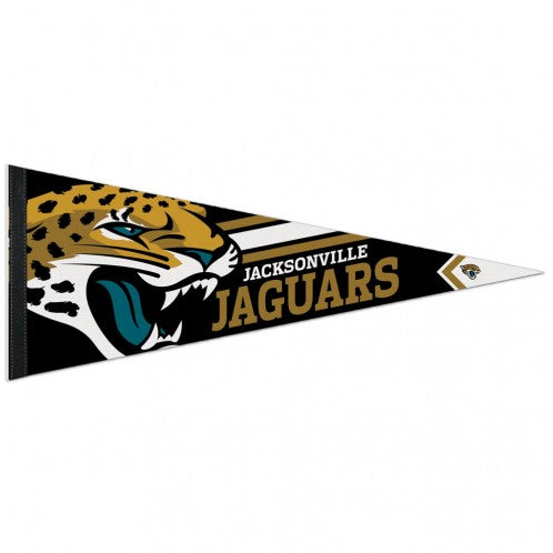 Jacksonville Jaguars Pennant 12x30 Premium Style - Special Order