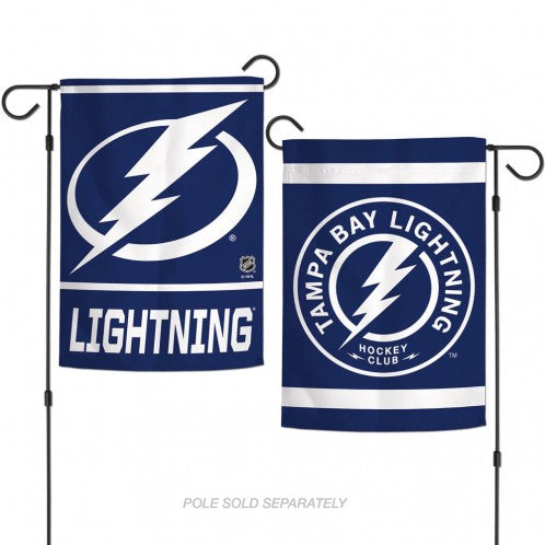 Tampa Bay Lightning Flag 12x18 Garden Style 2 Sided - Special Order