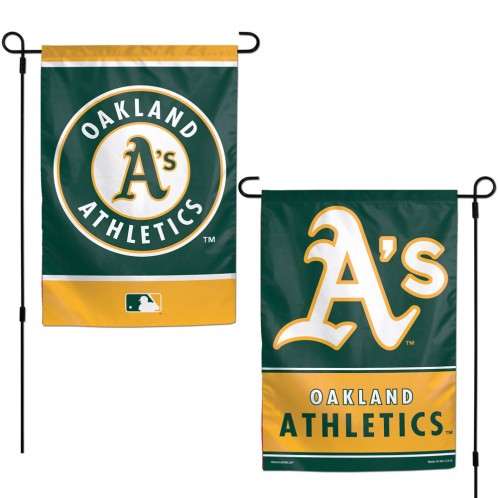 Oakland Athletics Flag 12x18 Garden Style 2 Sided - Special Order