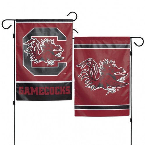 South Carolina Gamecocks Flag 12x18 Garden Style 2 Sided - Special Order