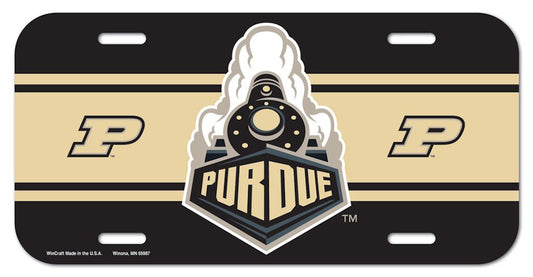 Purdue Boilermakers License Plate Plastic - Special Order