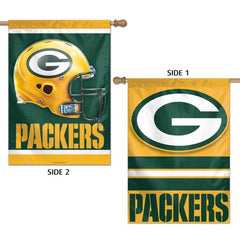 Green Bay Packers Banner 28x40 Vertical Premium 2 Sided Special Order