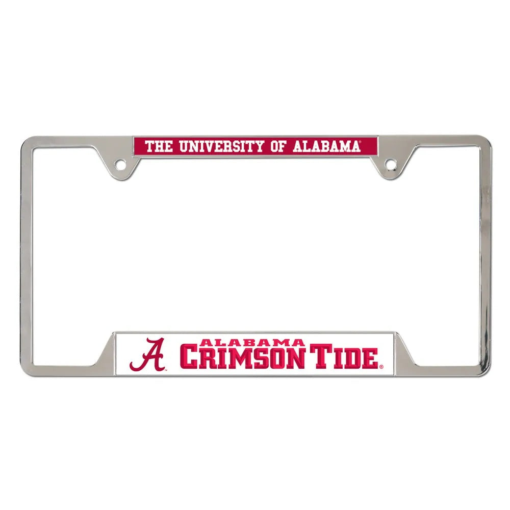 Alabama Crimson Tide License Plate Frame Metal - Special Order