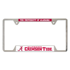 Alabama Crimson Tide License Plate Frame Metal - Special Order
