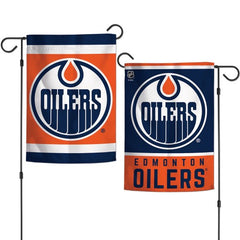 Edmonton Oilers Flag 12x18 Garden Style 2 Sided - Special Order