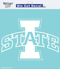 Iowa State Cyclones Decal 8x8 Die Cut White - Special Order