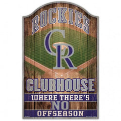 Colorado Rockies Sign 11x17 Wood Fan Cave Design - Special Order