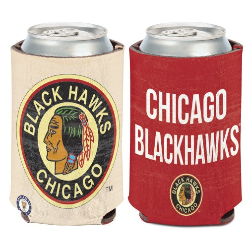 Chicago Blackhawks Can Cooler Vintage Design Special Order