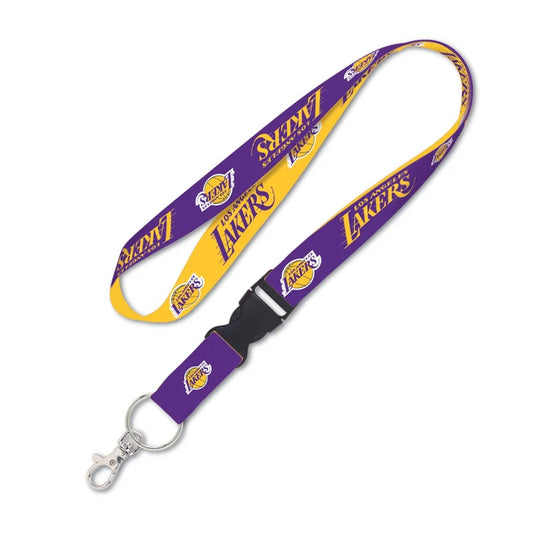 Los Angeles Lakers Lanyard with Detachable Buckle Two Color - Special Order