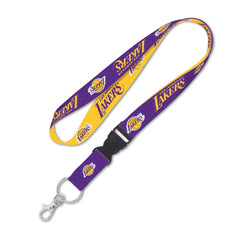 Los Angeles Lakers Lanyard with Detachable Buckle Two Color - Special Order