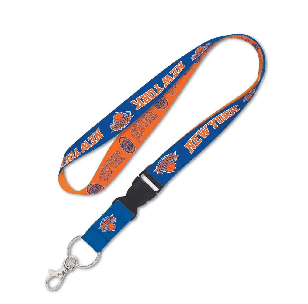 New York Knicks Lanyard with Detachable Buckle Two Color - Special Order