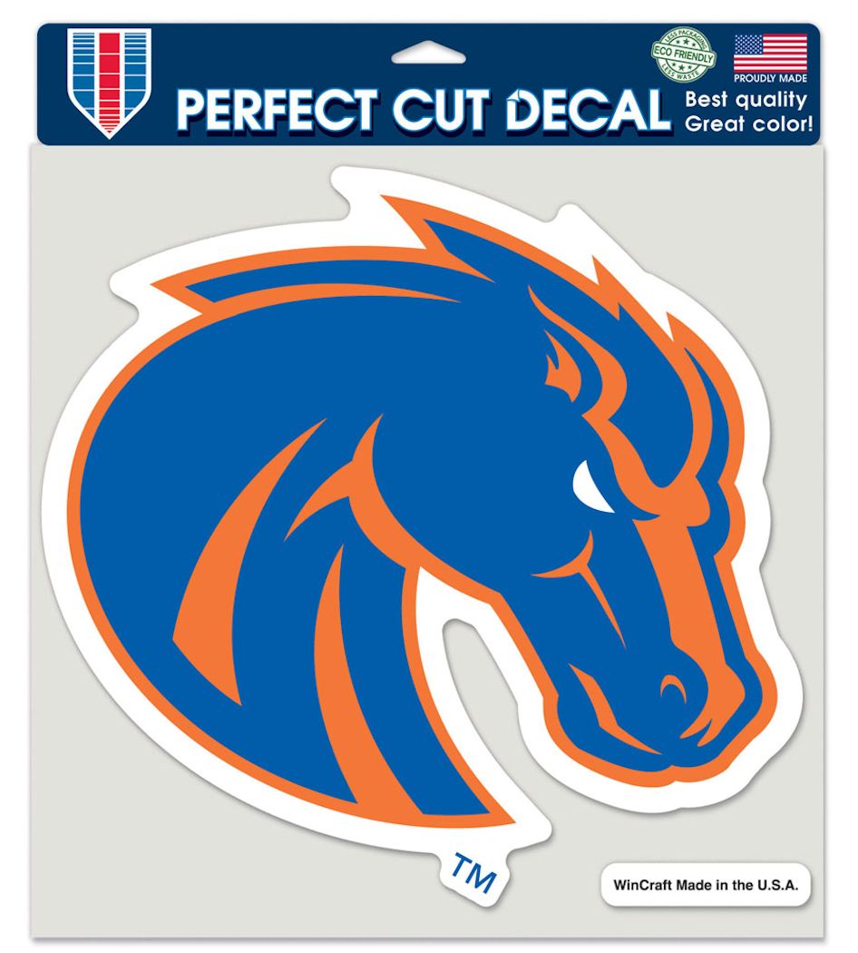 Boise State Broncos Decal 8x8 Perfect Cut Color - Special Order