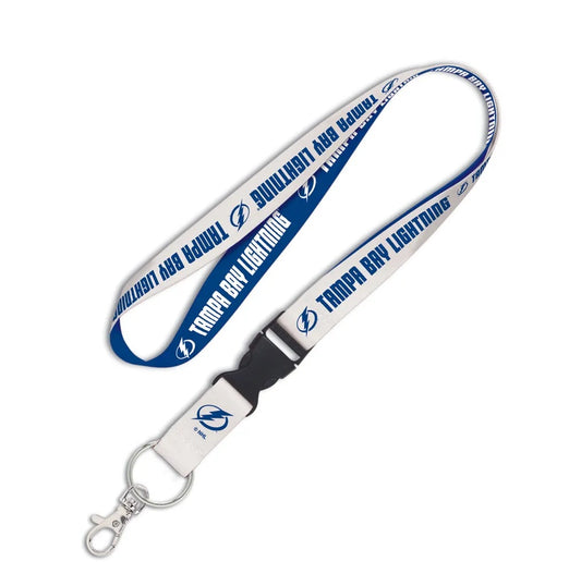 Tampa Bay Lightning Lanyard with Detachable Buckle Two Color - Special Order