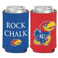 Kansas Jayhawks Can Cooler Slogan Design Special Order