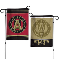 Atlanta United Flag 12x18 Garden Style 2 Sided - Special Order
